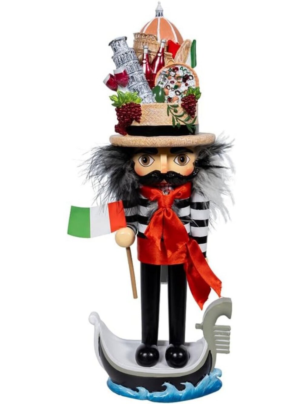 15-Inch Hollywood Nutcracker from Italy | Festive Holiday Decor & Collectible